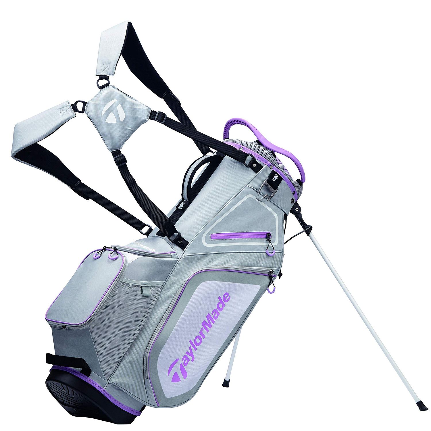 TylorMde Select Stand Bag Grey Purple
