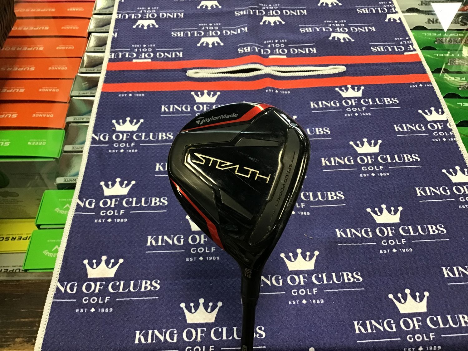 Used Taylormade Stealth 18 deg 5 Wood RH Tour AD Graphite Design IZ7 Stiff