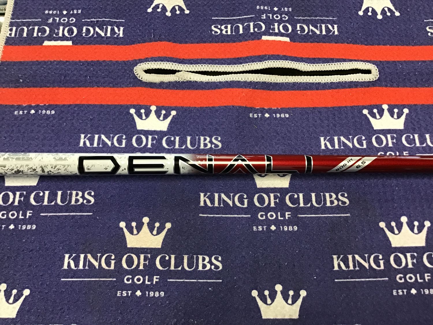 Denali red 80g  6.5 X Stiff hybrid Shaft