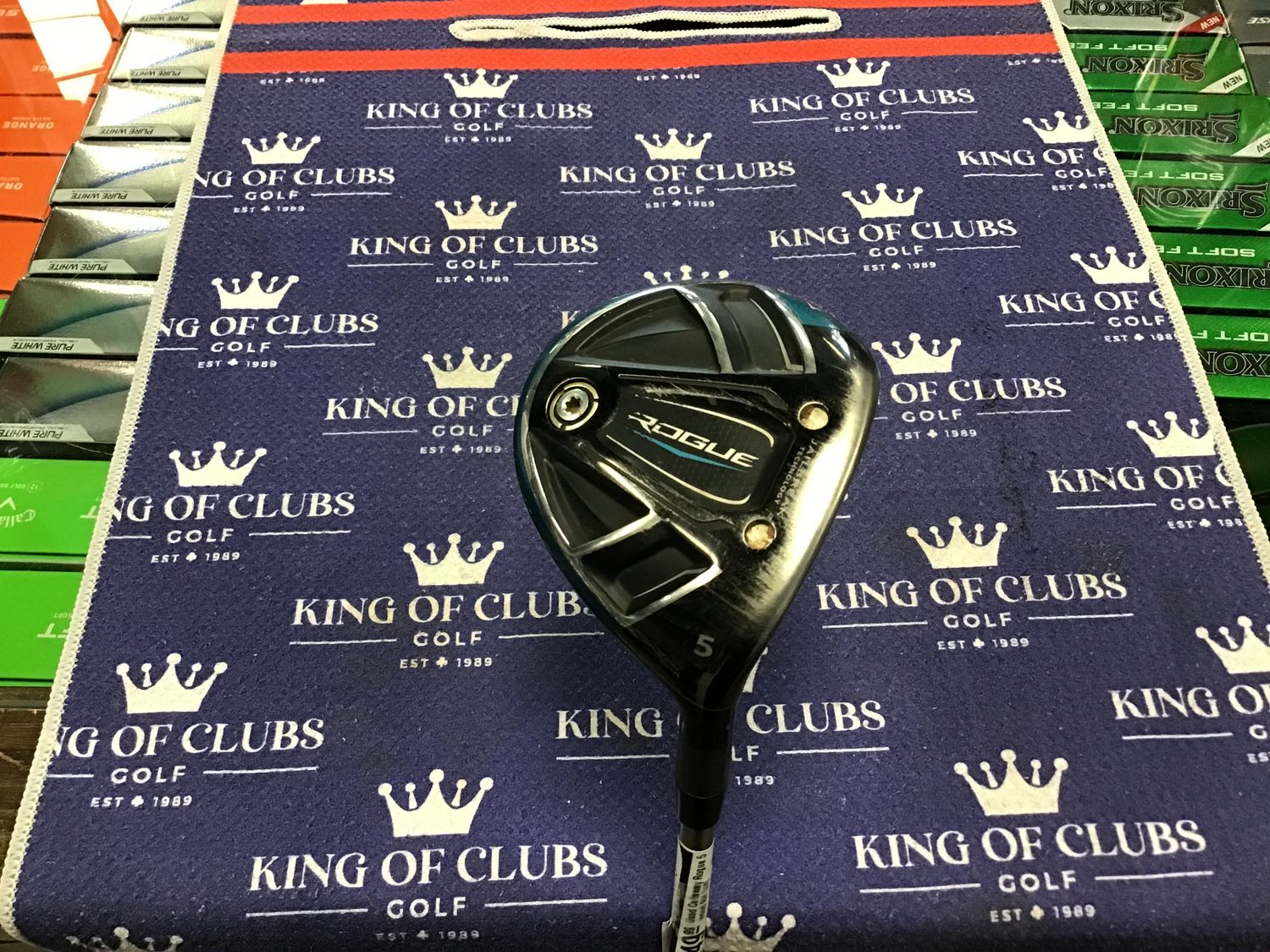 Used Callaway Rogue 5 wood RH Stiff