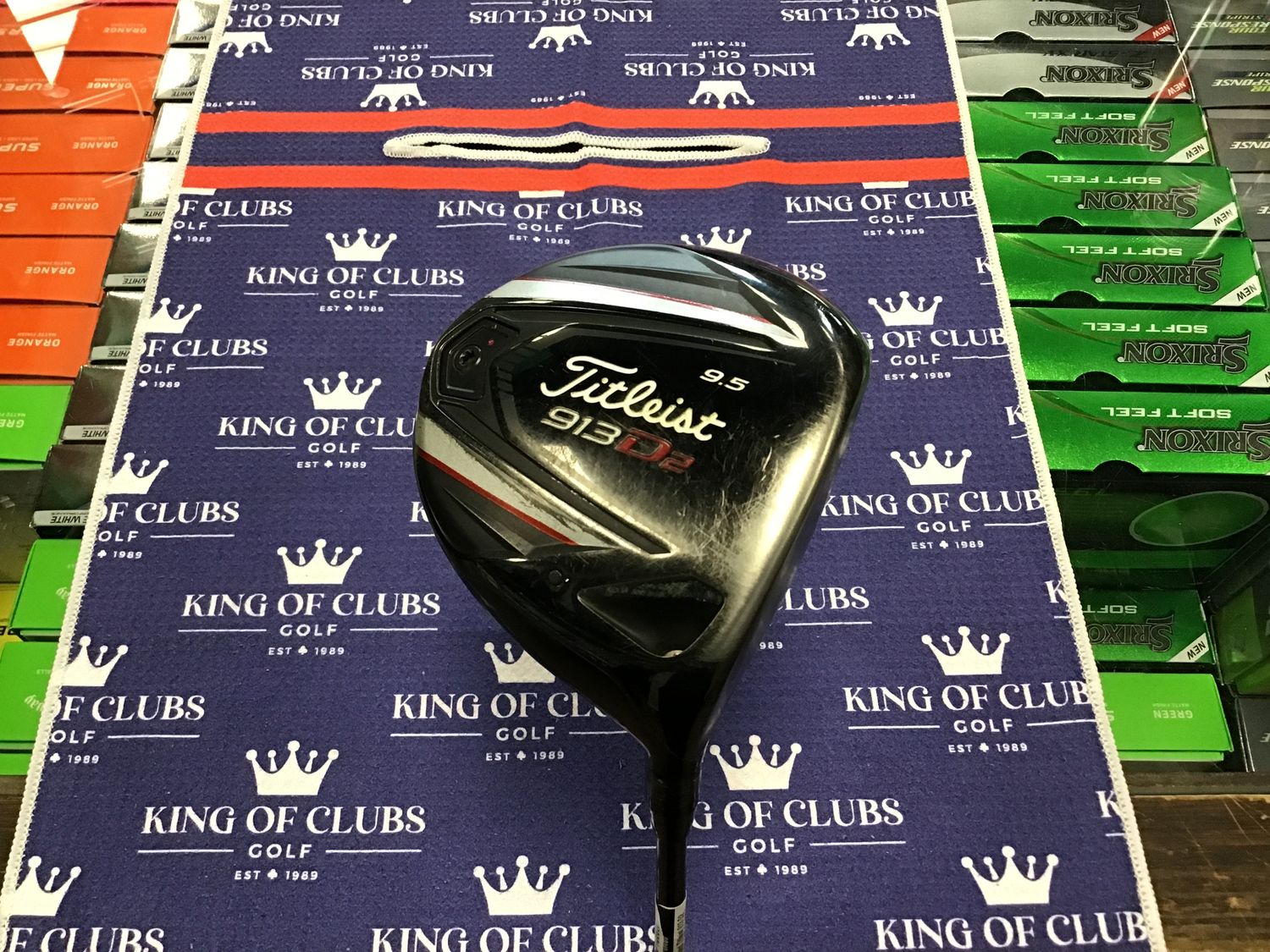Used Titleist 913 D2 Driver RH 9.5 Stiff Flex
