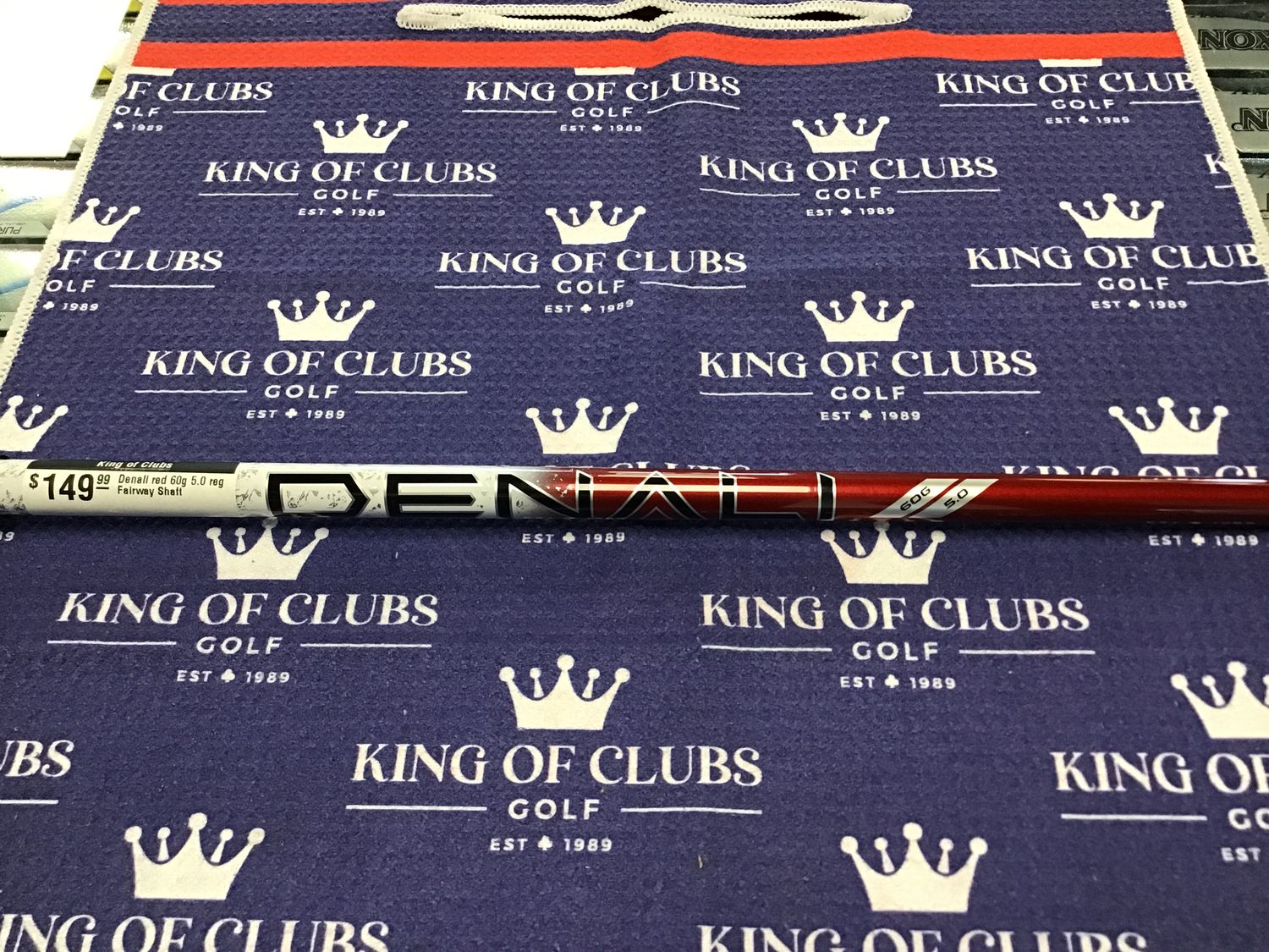 Denali red 60g 5.0 reg Fairway Shaft