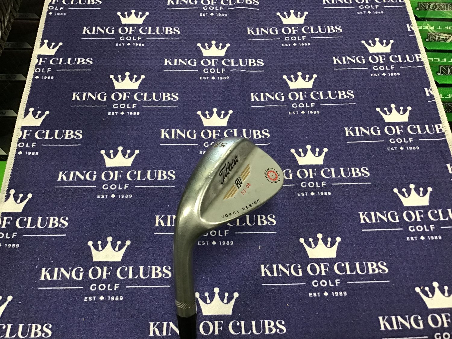 Used Titleist Vokey Spin Milled 52 LH