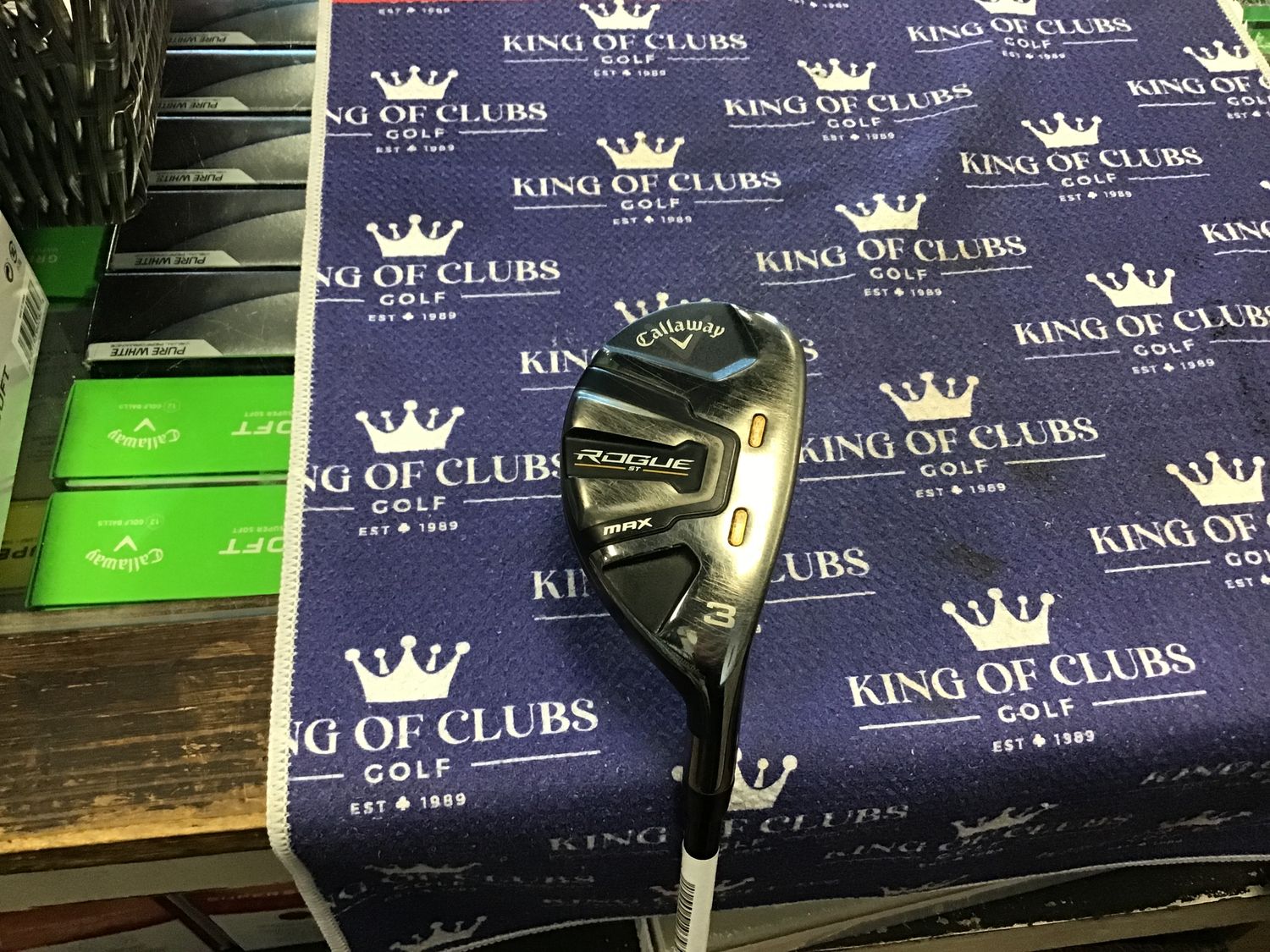 Used Callaway Rogue ST Max 3 Hybrid RH Stiff