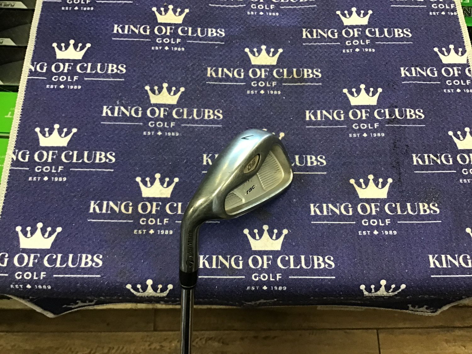 USed TaylorMade RAC 7 Irons LH S/teel Shaft
