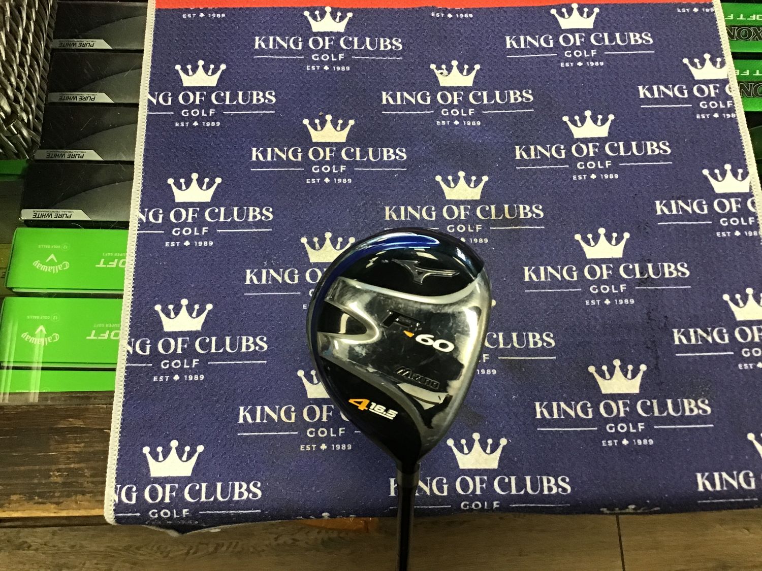 Used Mizuno f-60 4 wood 16.5 deg RH