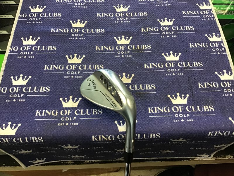 USed Callaway Jaws Raw RH 56.10 S Wedge