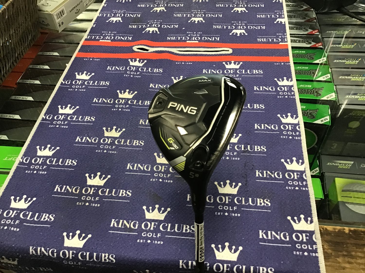 Demo Ping G430 Max 5 wood 18 deg 70g stiff