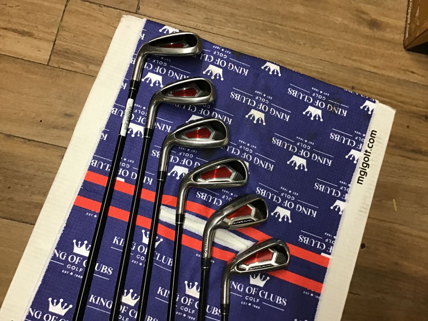 Used Taylormade Burner Superlaunch irons 5-PW LH