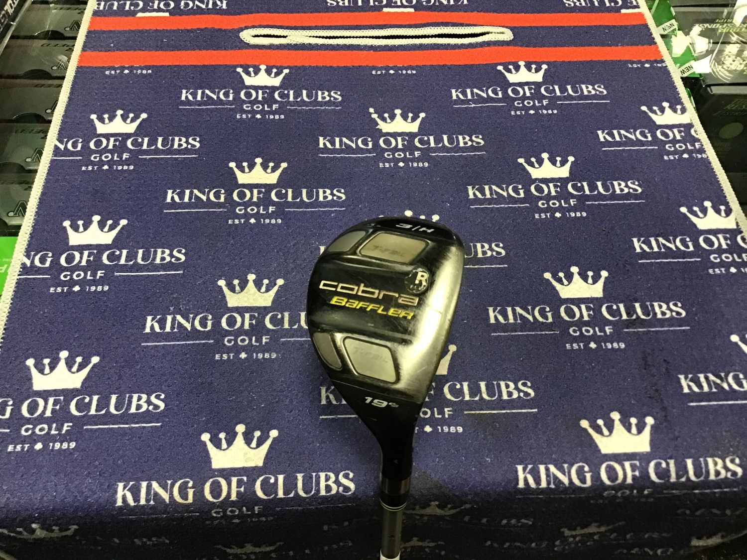 Used Cobra Baffler Hybrid 19 Degree RH Reg Flex