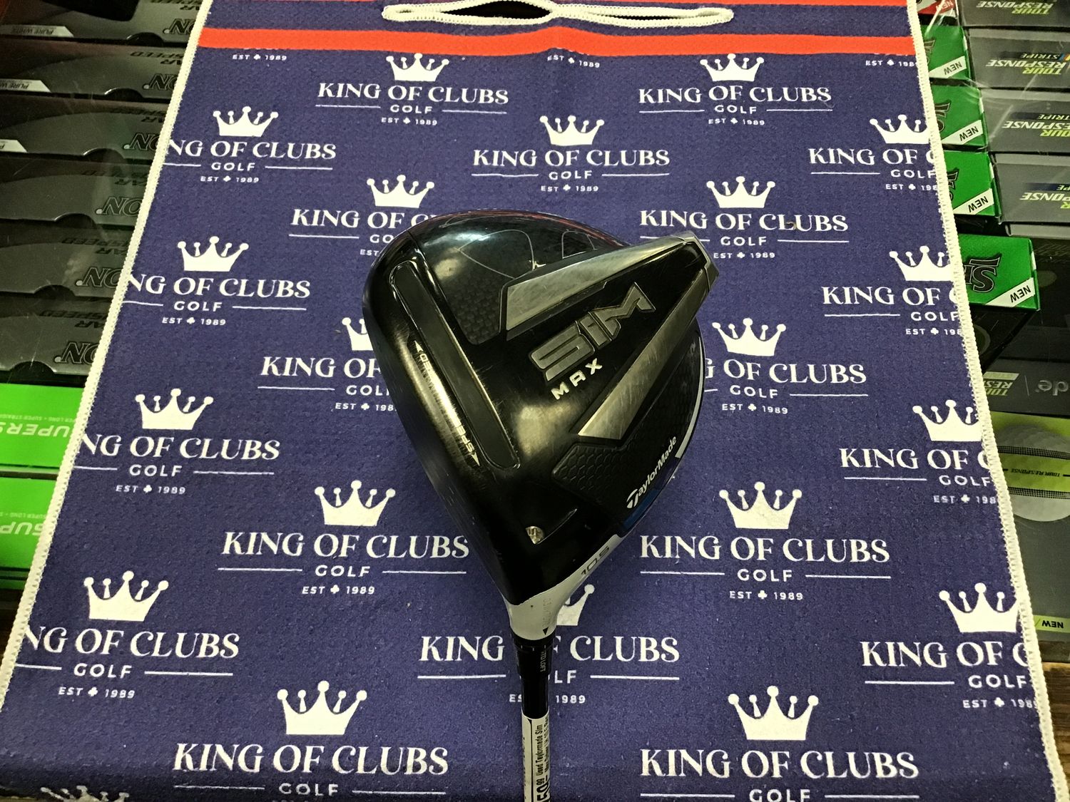 Used Taylormade Sim Max Driver LH 10.5 Reg