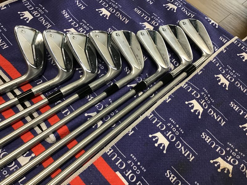Demo Taylormade P770 P7MC Combo Set 3-PW RH X-Stiff (KBS c-taper shafts)