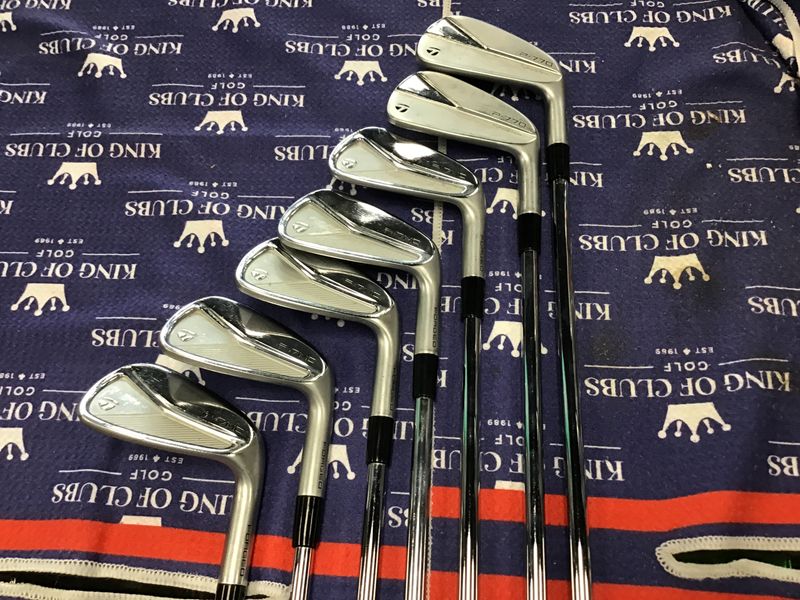 Demo Taylormade P7MC P770 Combo set 4-PW RH X-Stiff (Project x LZ shafts)