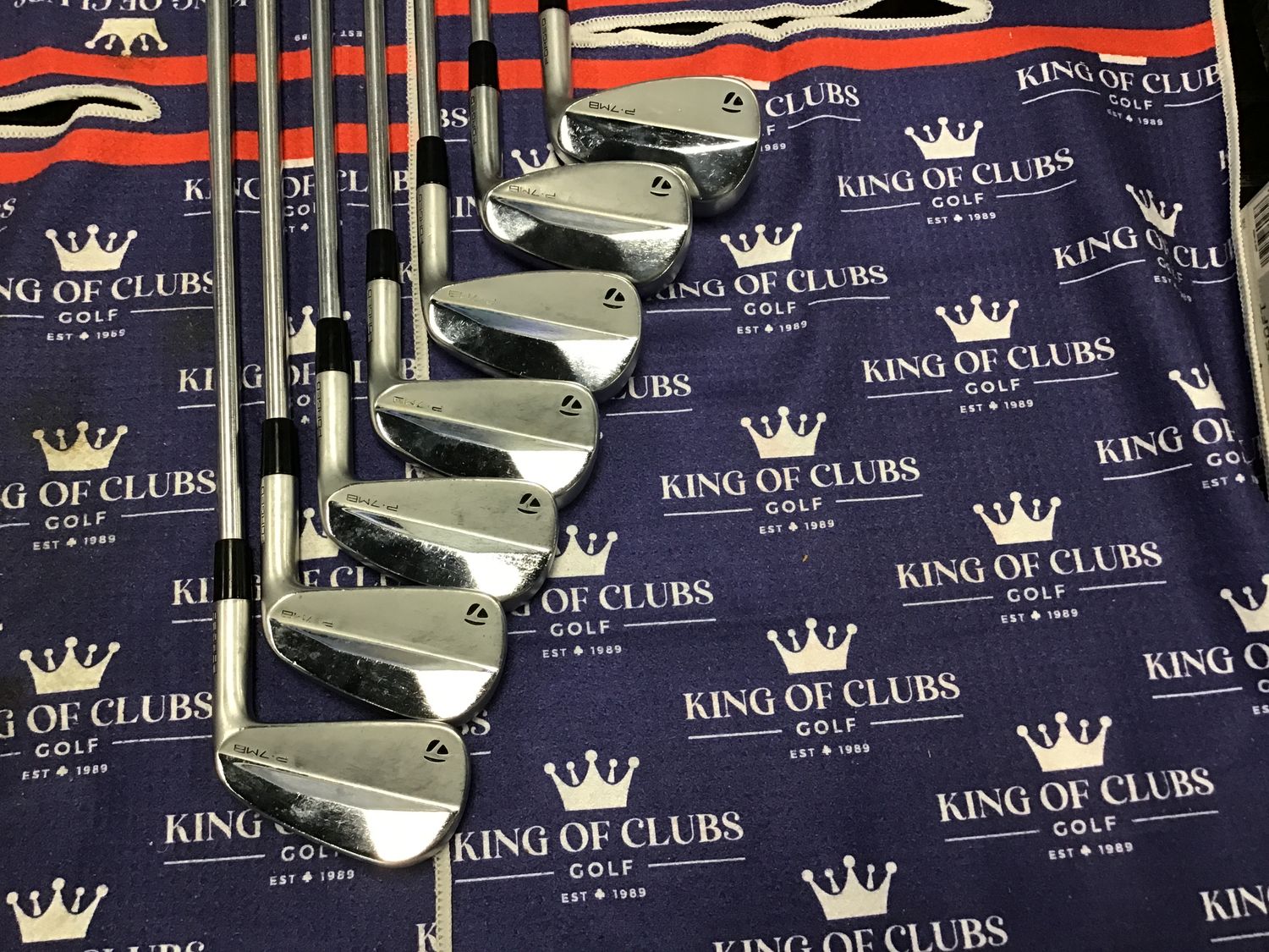 Demo Taylormade P7MB 4-PW RH Stiff (Project x IO shafts)