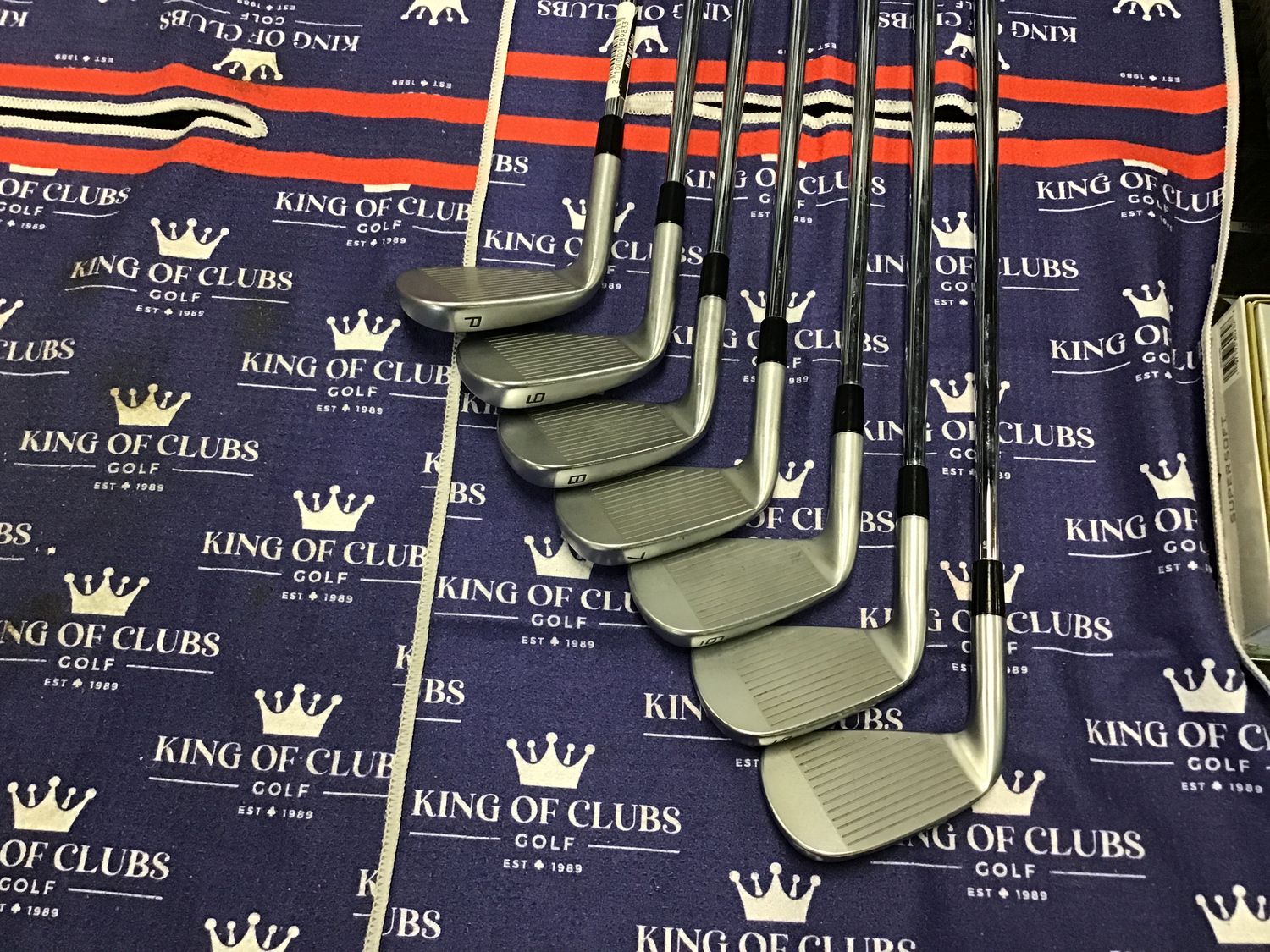 Demo Taylormade P7MC 4-PW RH Stiff (rifle shafts)