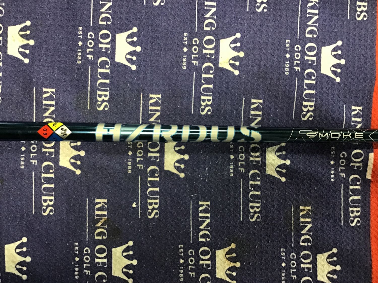 Used Hzrdus Smoke Blue 70g Stiff Driver Shaft