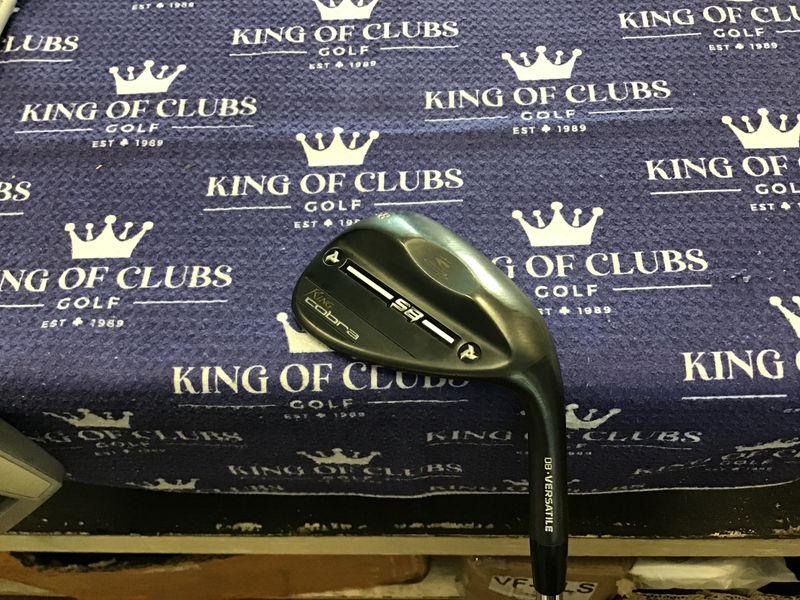 Used Cobra Snake Bite RH 58 Degree Black Wedge