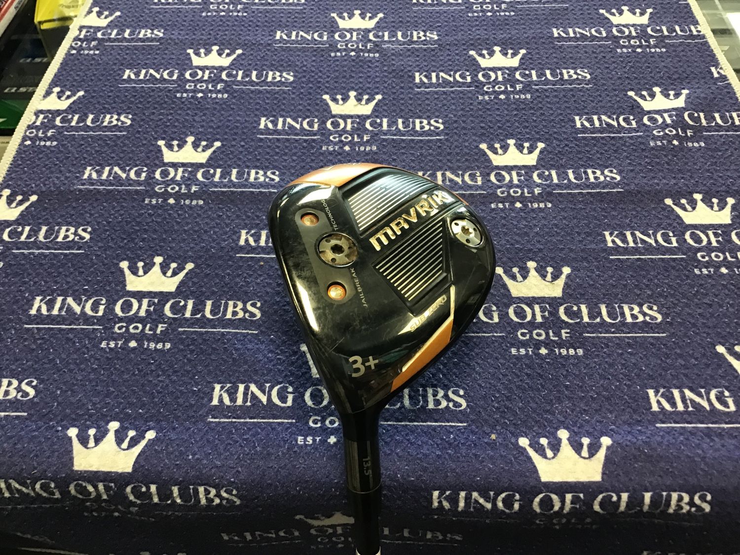 Used Callaway Mavrik Sub Zero 3 Wood LH STIFF