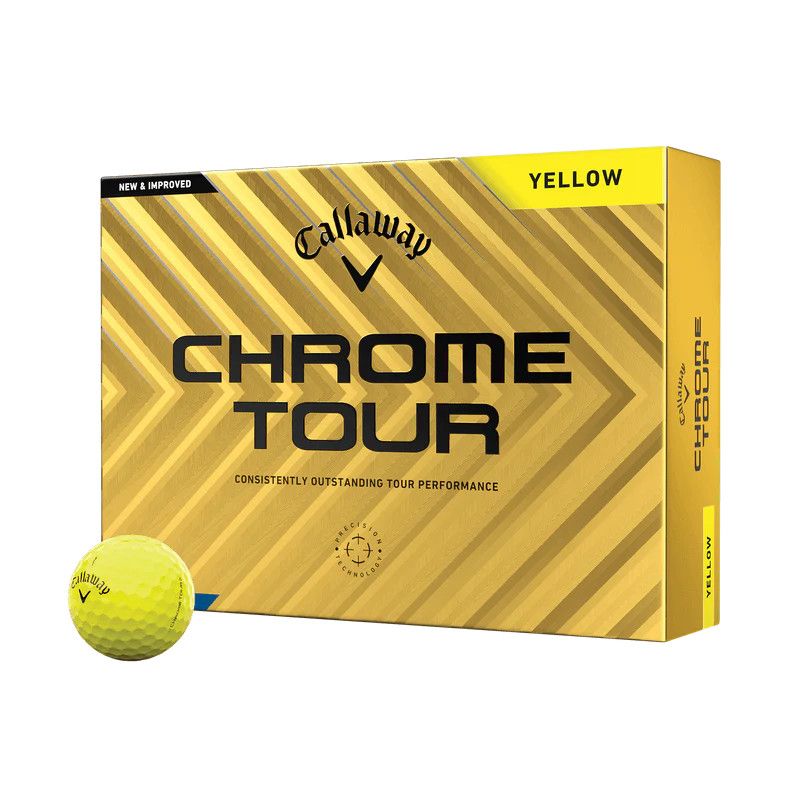 Callaway Chrome Tour Dozen Yellow