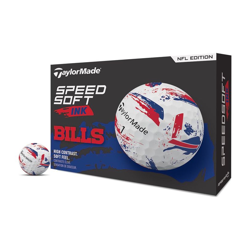 Taylormade SpeedSoft Ink NFL Bills Dozen