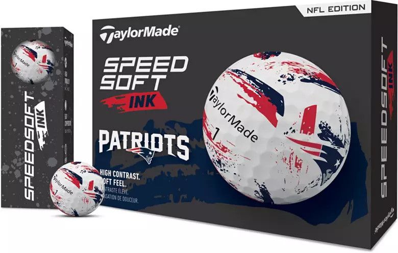 Taylormade SpeedSoft Ink NFL Patriots Dozen