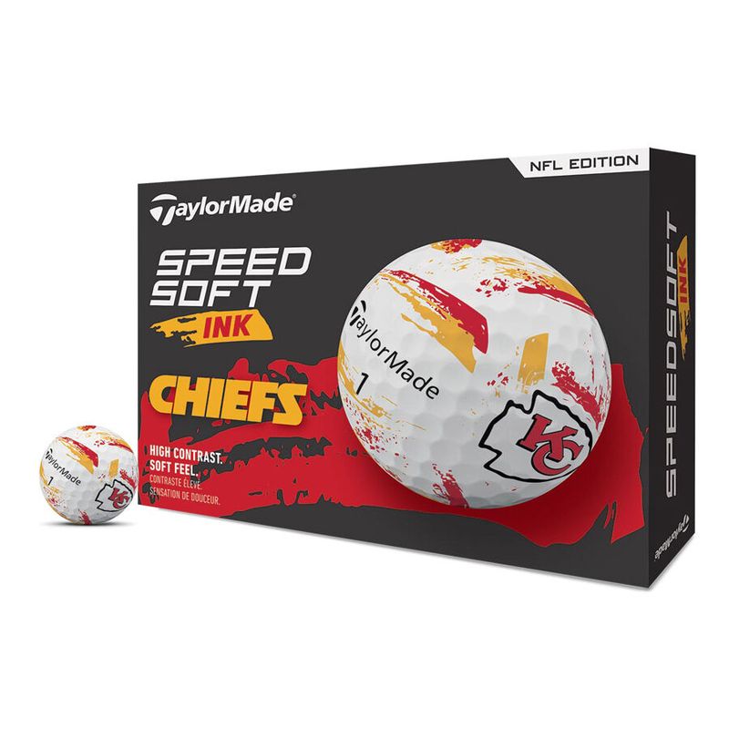 Taylormade SpeedSoft Ink NFL Chiefs Dozen