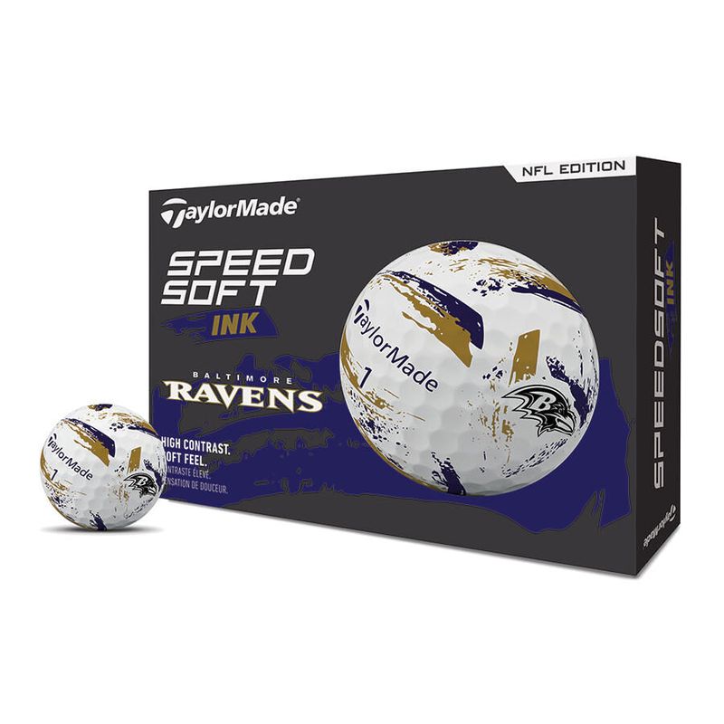Taylormade SpeedSoft Ink NFL Ravens Dozen