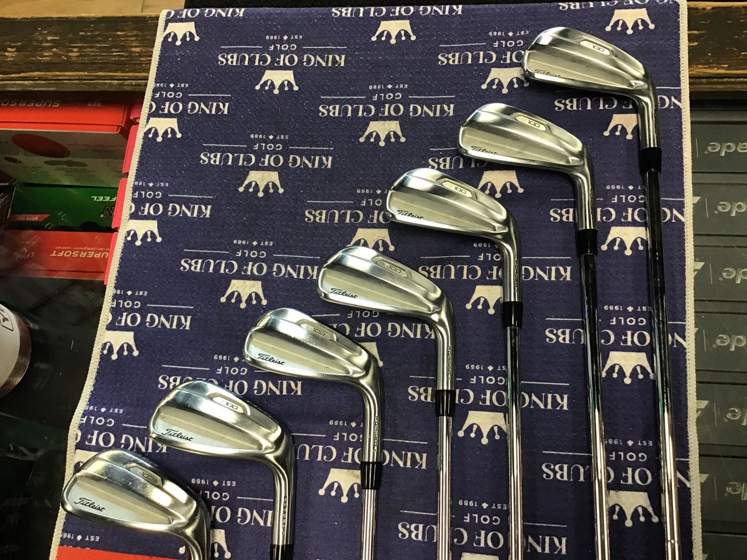 Used Titleist T100 4- PW RH Steel Stiff