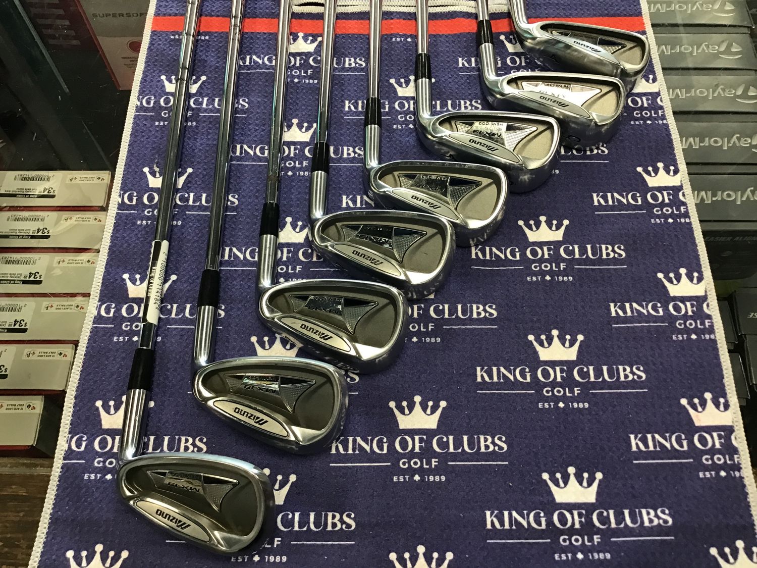Used Mizuno MX-19 Iron set Rh Reg 4-PW+GW