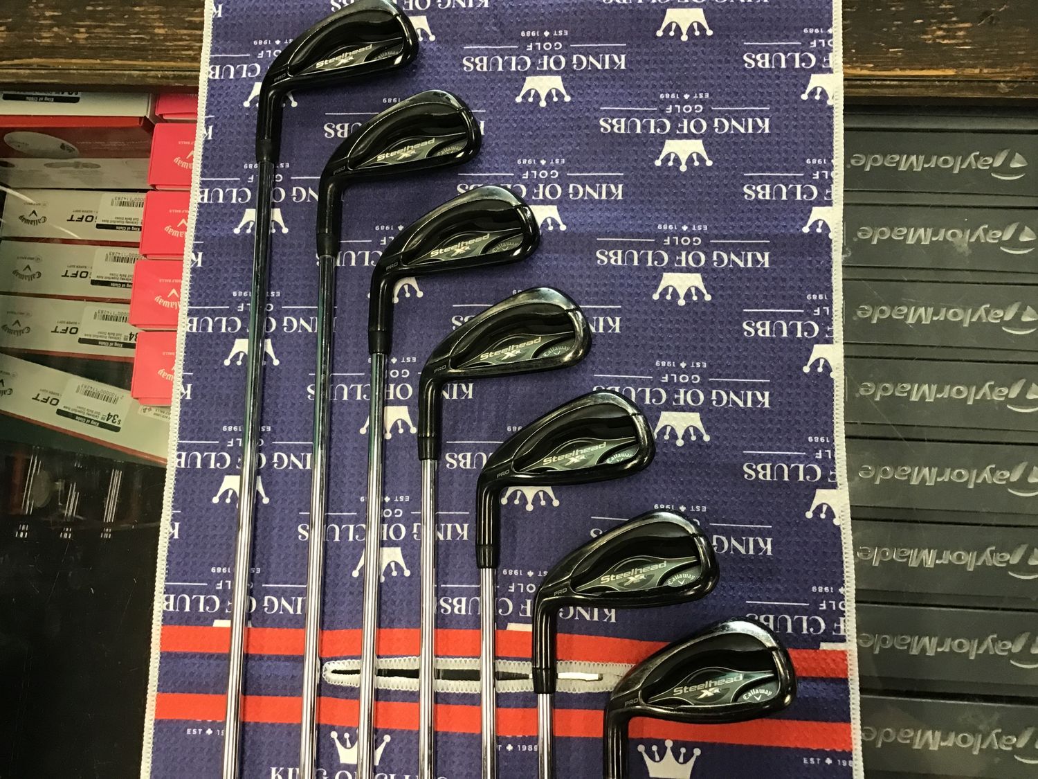 Used Callaway Steelhead XR Pro Irons 4-PW LH Reg