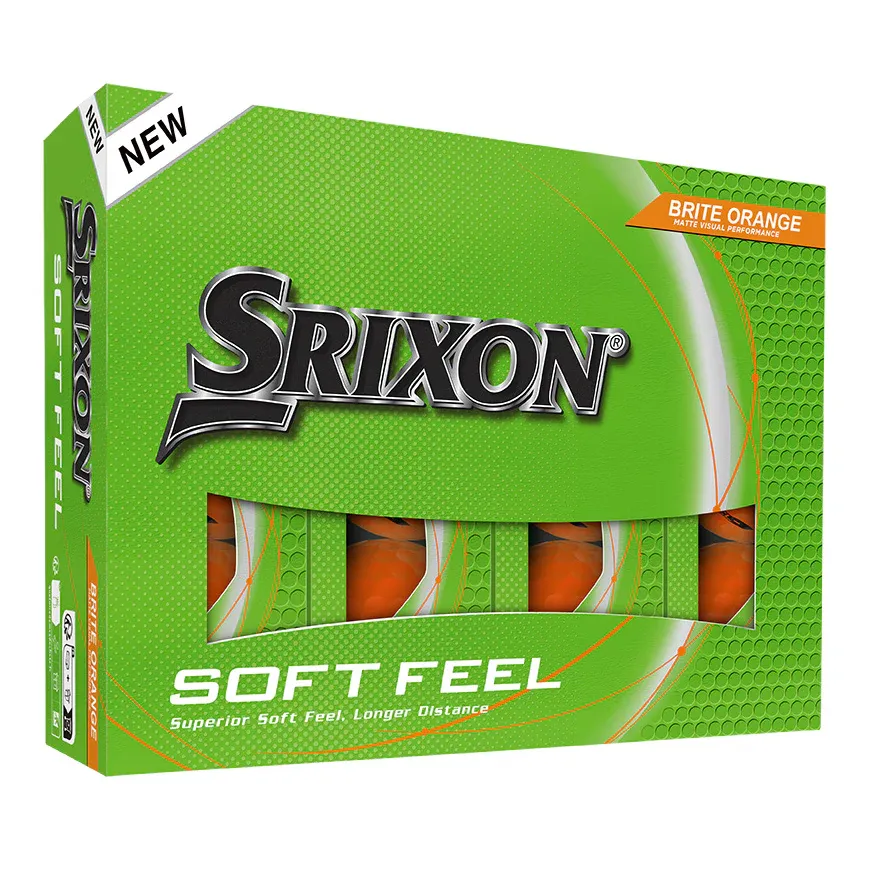 Srixon Soft Feel Matt Orange Dozen