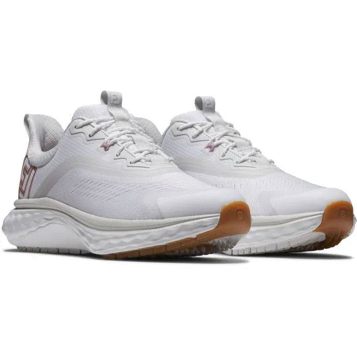 Footjoy Quantum Womens White/rose 7.5