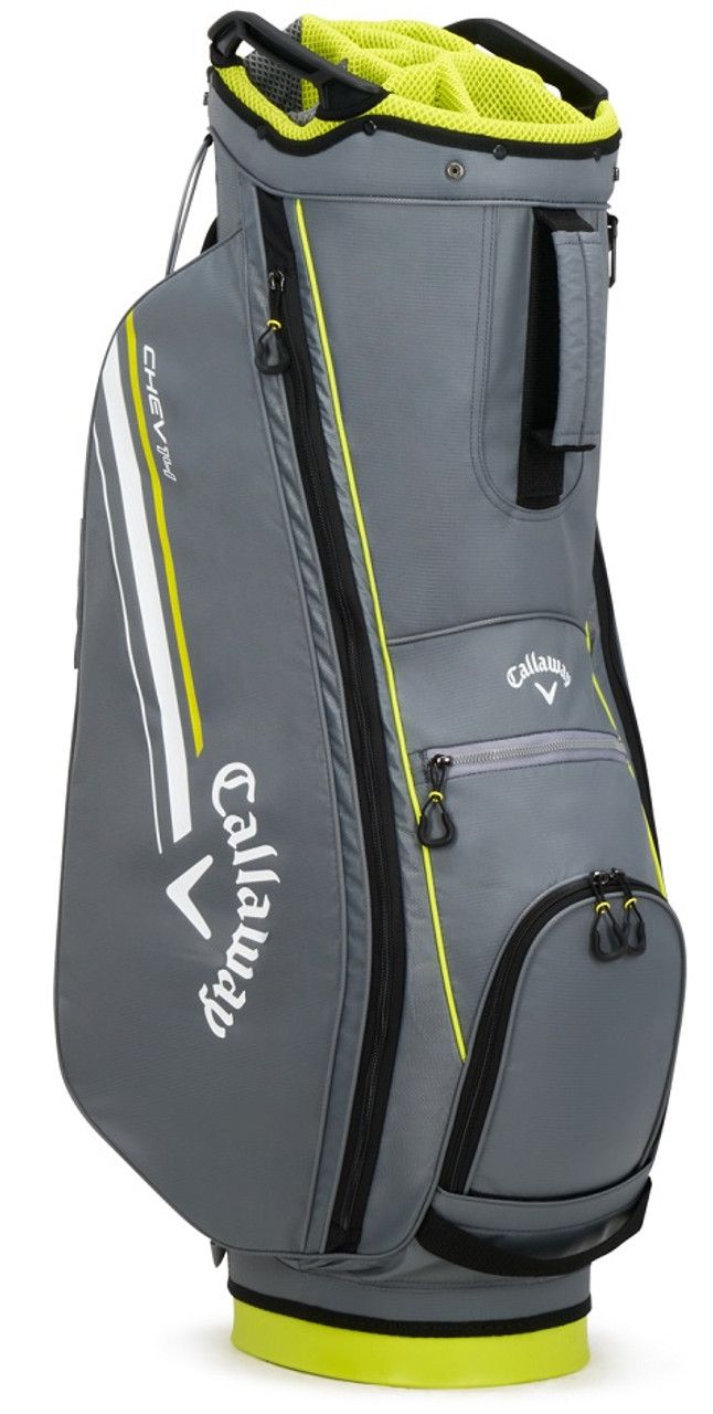 Callaway Chev 14 Golf Bag, Color: Charcoal Yellow