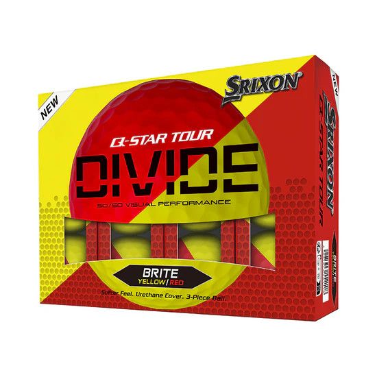 Srixon Q-Star Tour Divide Red Dozen