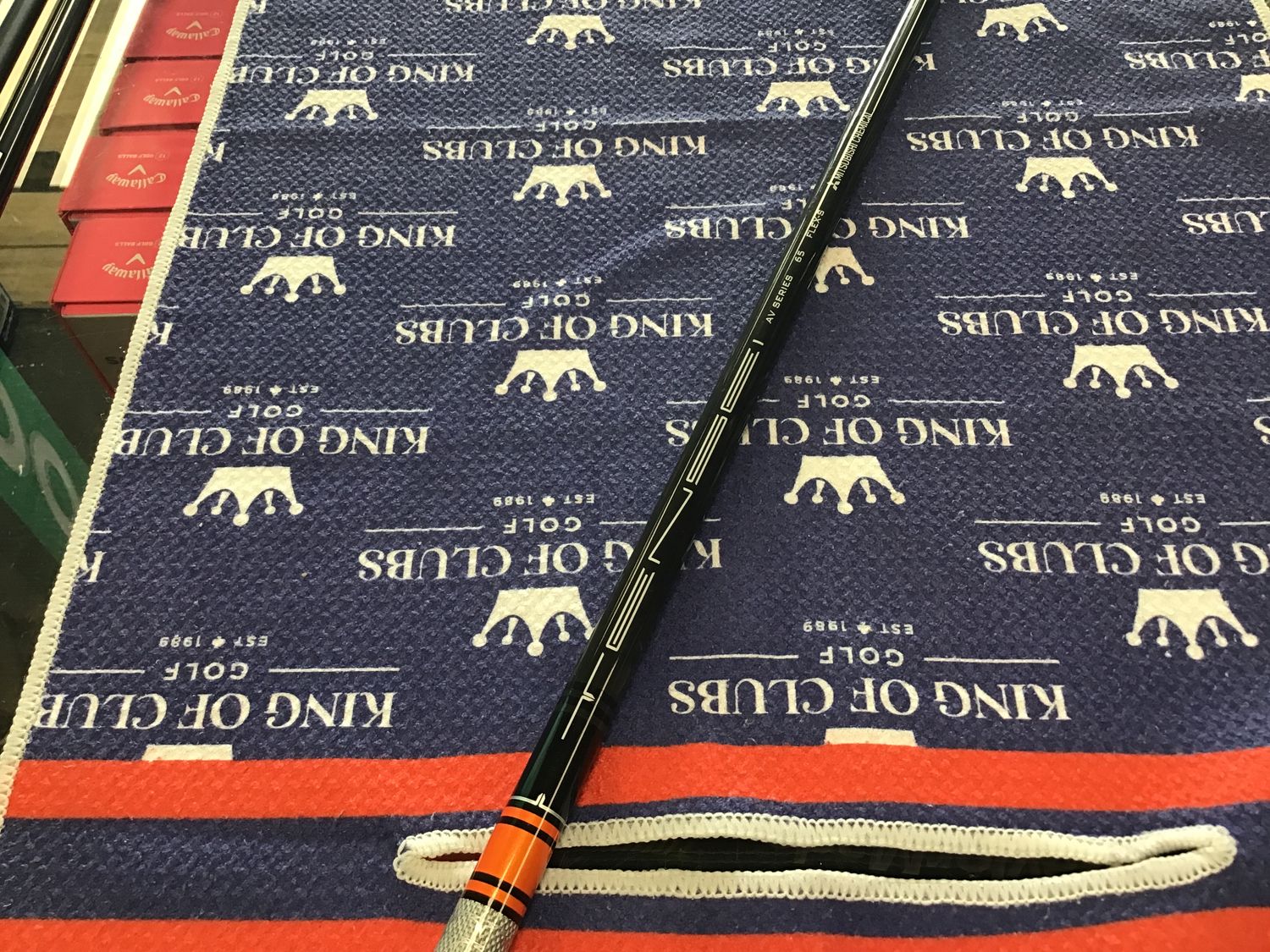 Used Tensei Orange AV series 65 Stiff Flex Driv er Shaft