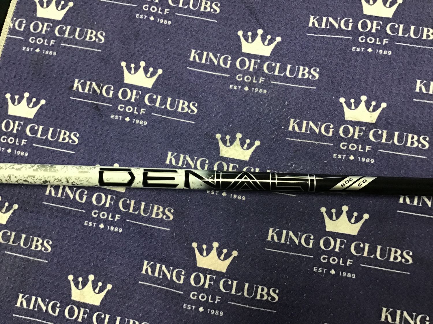 Denali Black 60 Gram 6.0 Stiff Driver Shaft