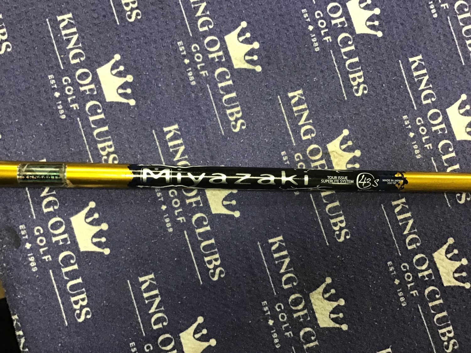 Used Miyazaki 43g stiff Fairway shaft