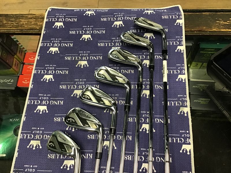 Used callaway mavrik 5-Pw+Gw RH Stiff