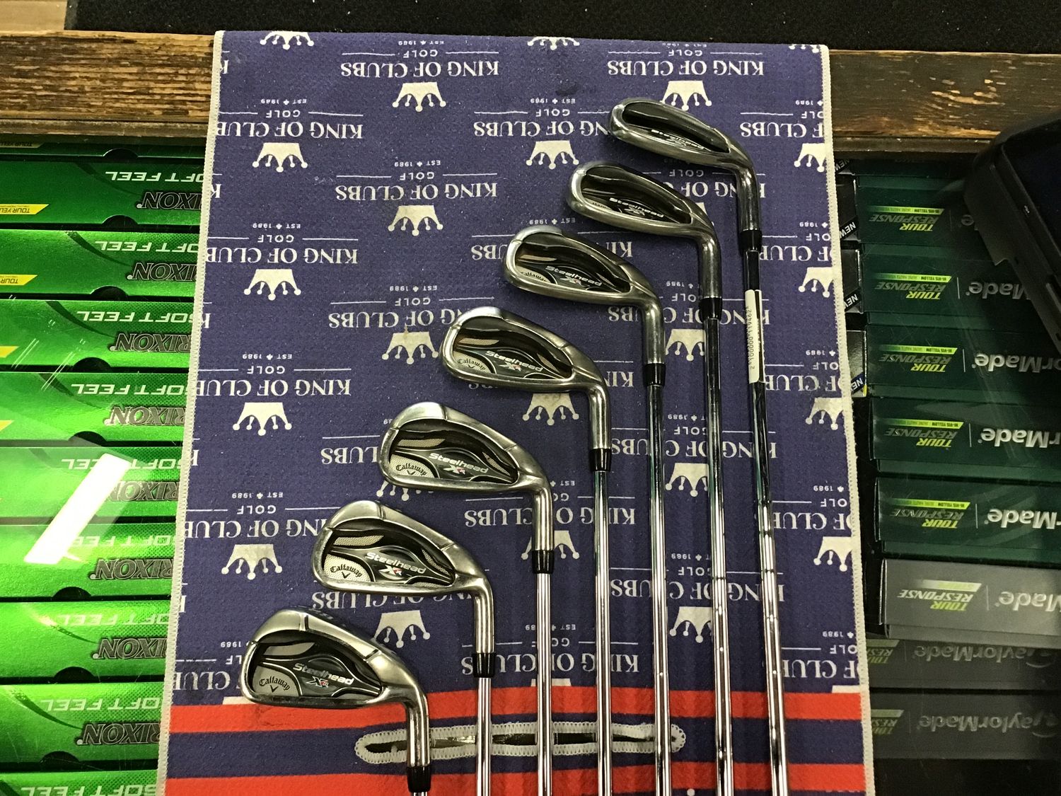 Used Callaway Steelhead XR RH 5-pw+gw Reg