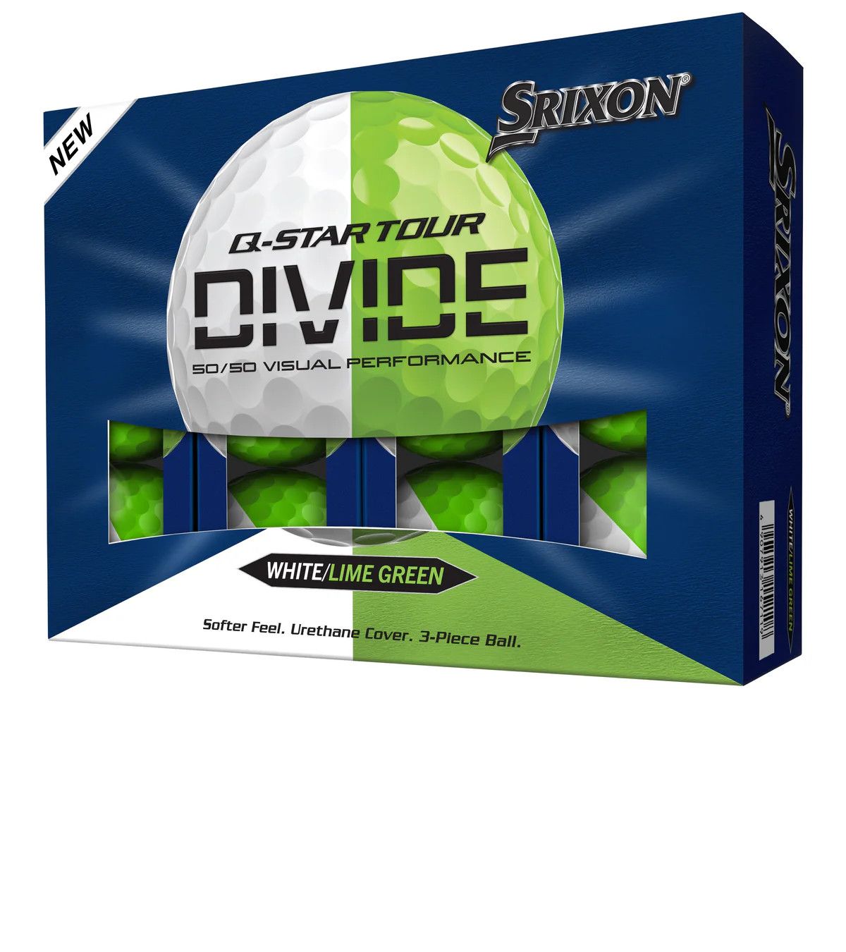 Srixon Q-Star Tour Divide Green/White Dozen