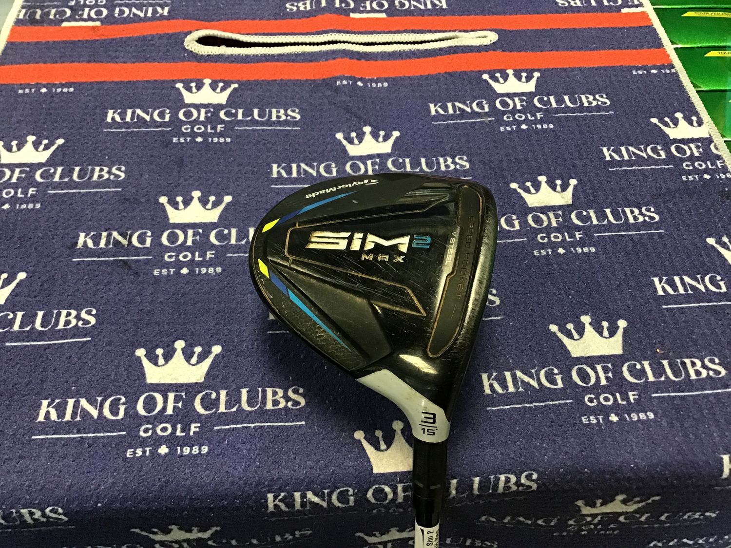 Used Taylormade Sim 2 Max 3 Fairway RH Reg