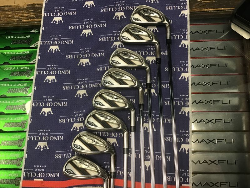 Used Callaway Mavrik 4-Pw+Gw Rh Reg