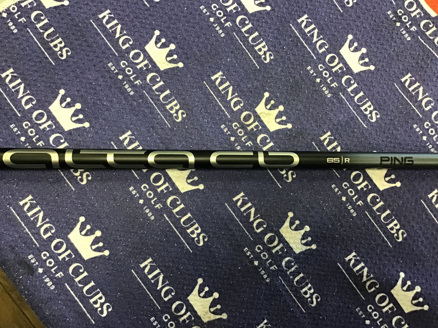 Used Ping ALta CB 65 Reg Fiayway Shaft