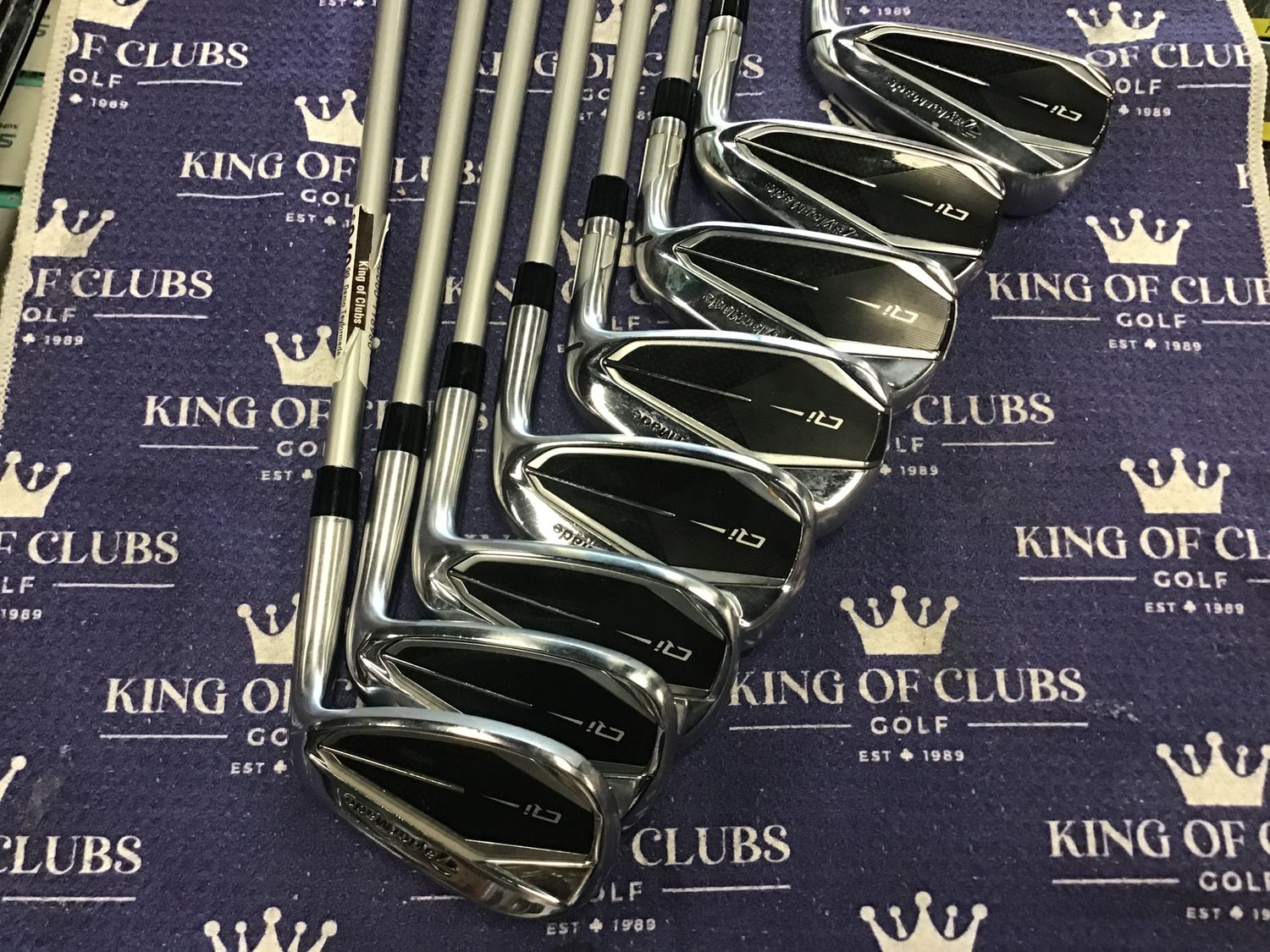 Used Qi Irons 5-Pw-Gw-Sw RH Graphite Ladies