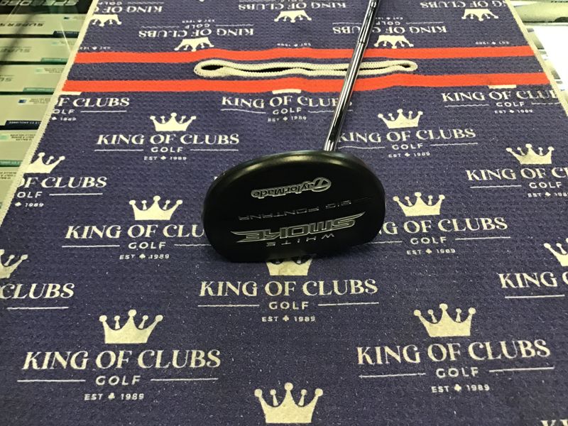 Used Taylormade White Smoke putter lh 35