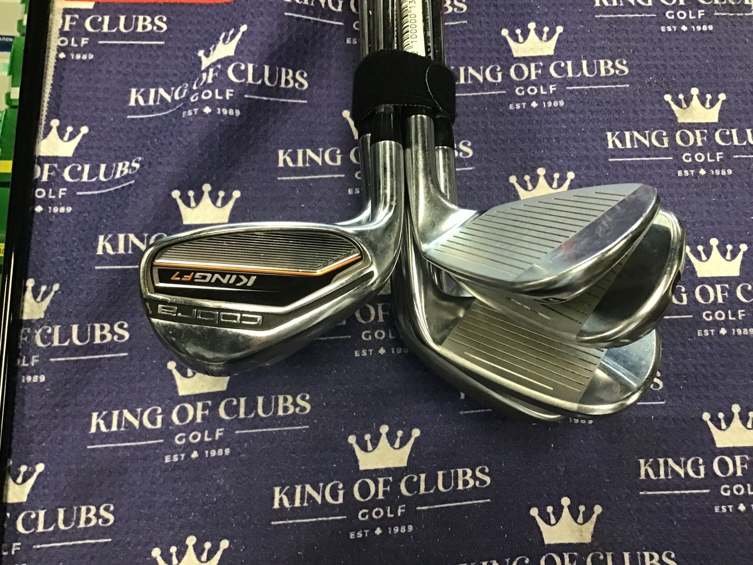 Used Cobra F7 Iron 4-PW+GW LH Stiff