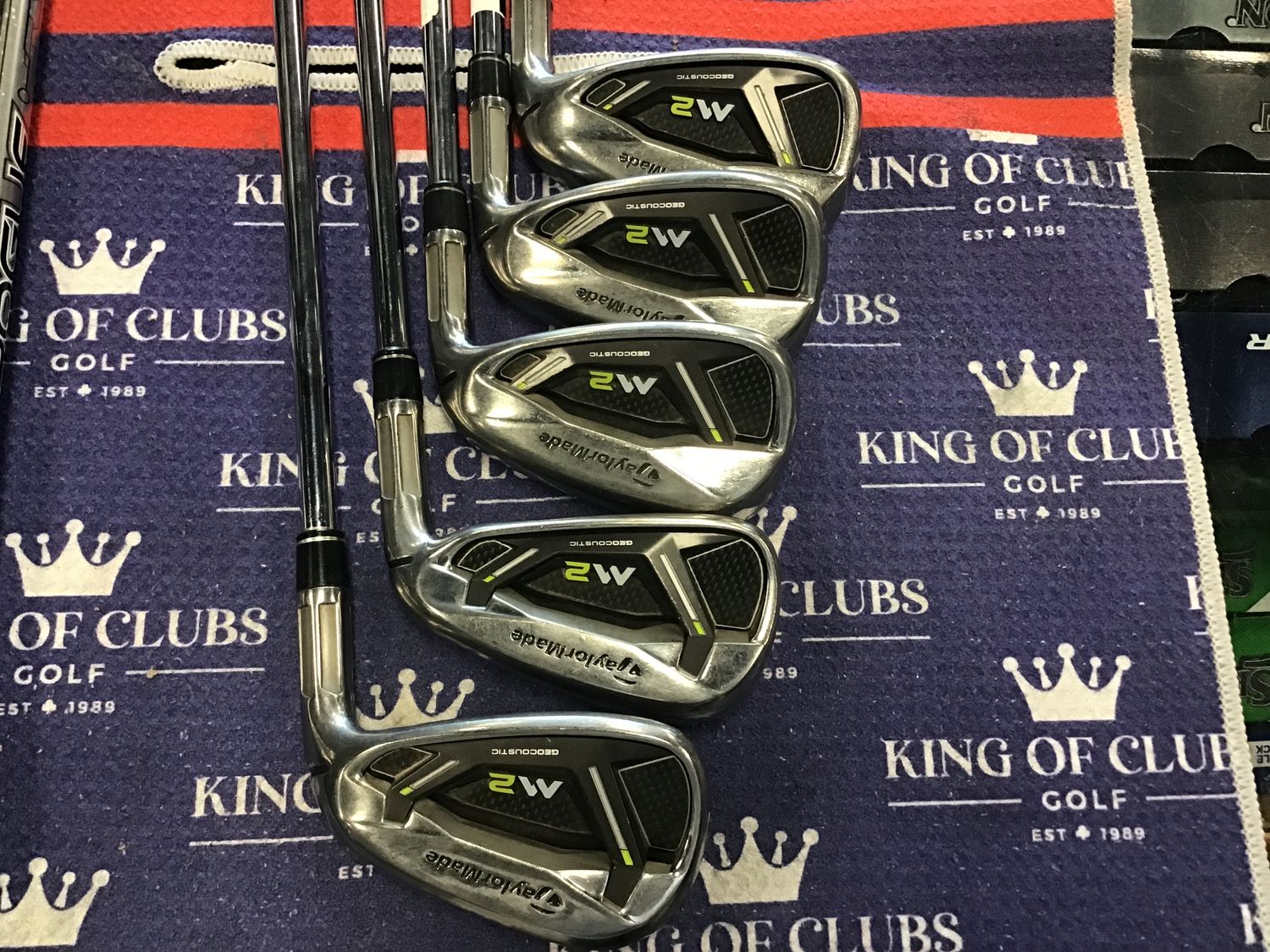 Used Taylormade M2 Iron set 6-PW+GW RH Reg