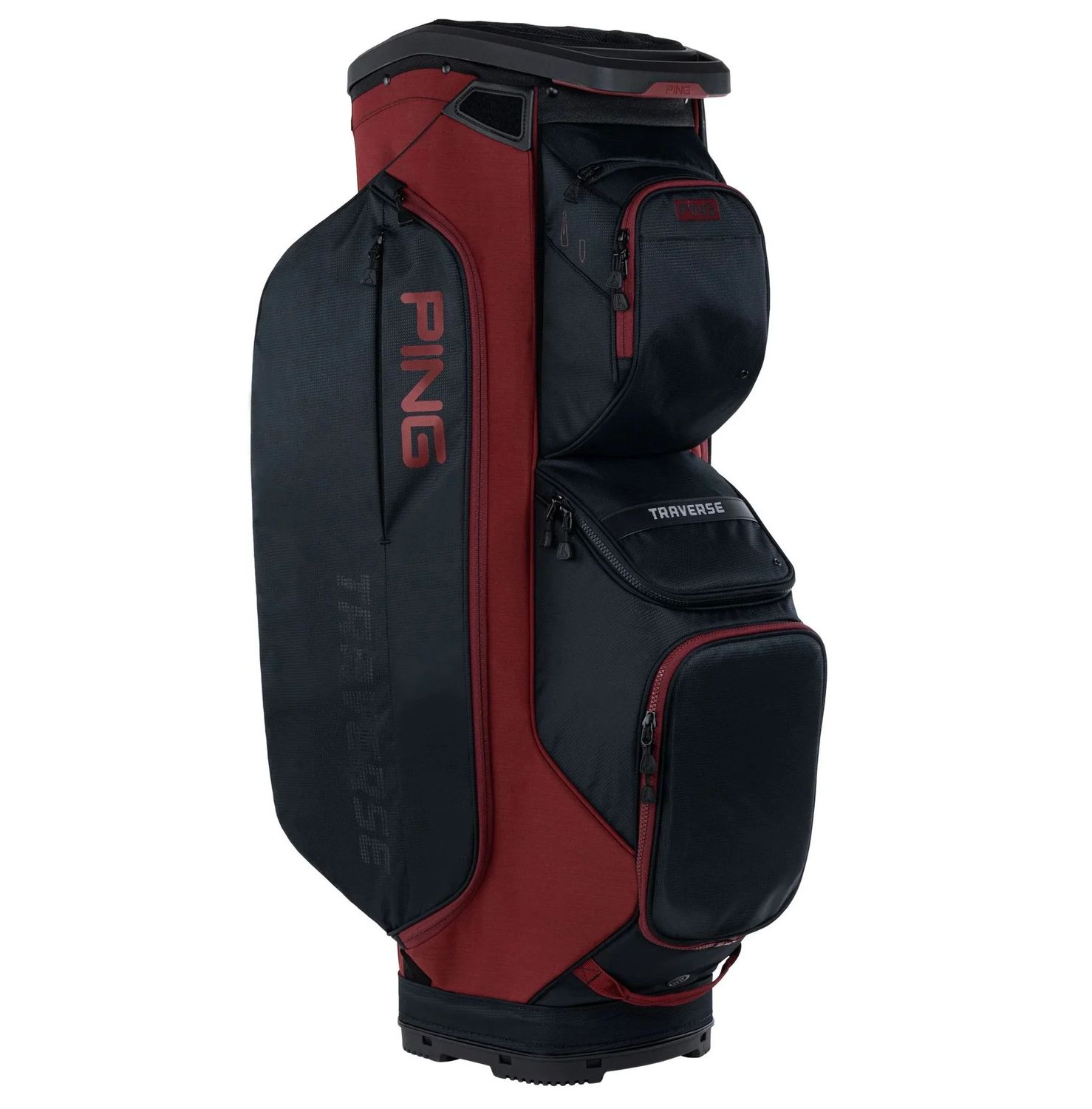 Ping Traverse Cart Bag Black/Red