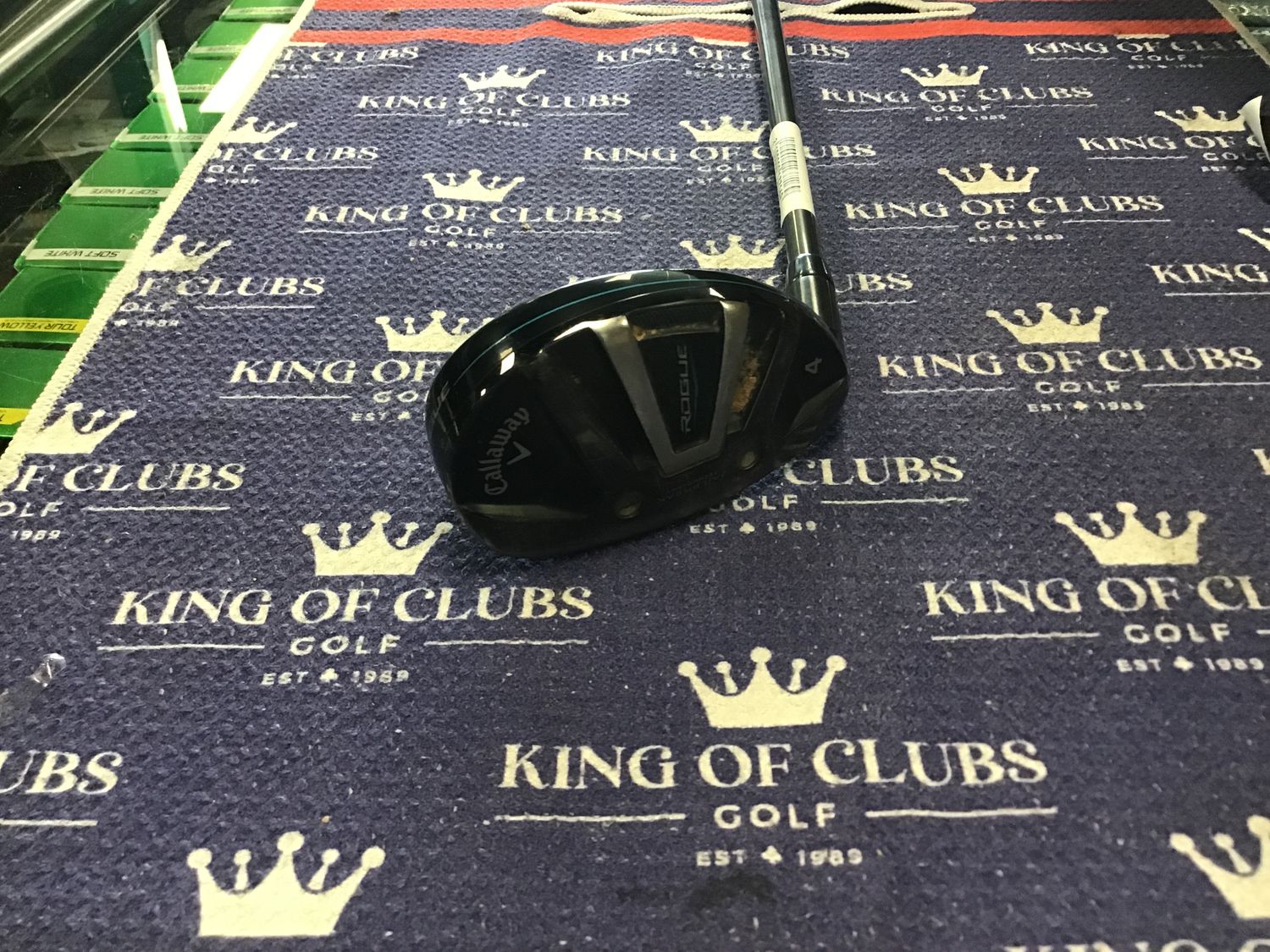 Used Callaway Rogue 4 Hybrid LH Stiff