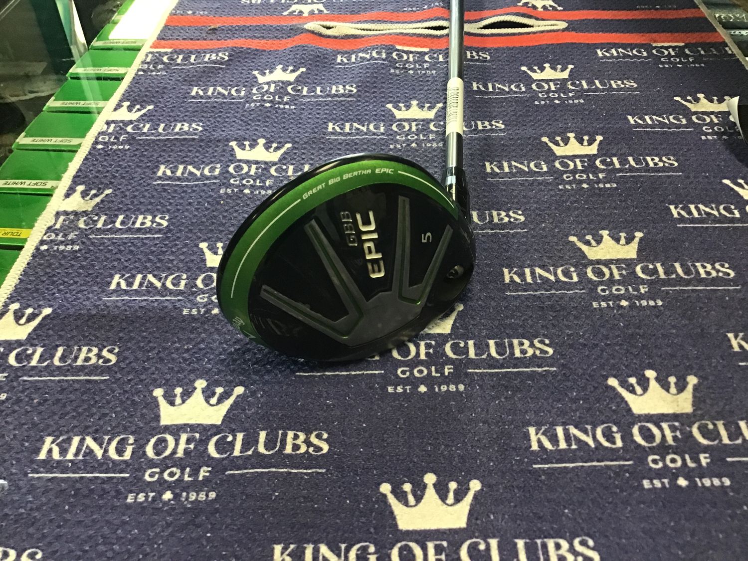 Used Callaway Epic GBB 5 Wood LH Stiff